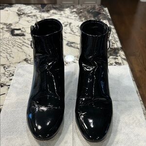 Dolce Vita Black Patent Leather Bootie